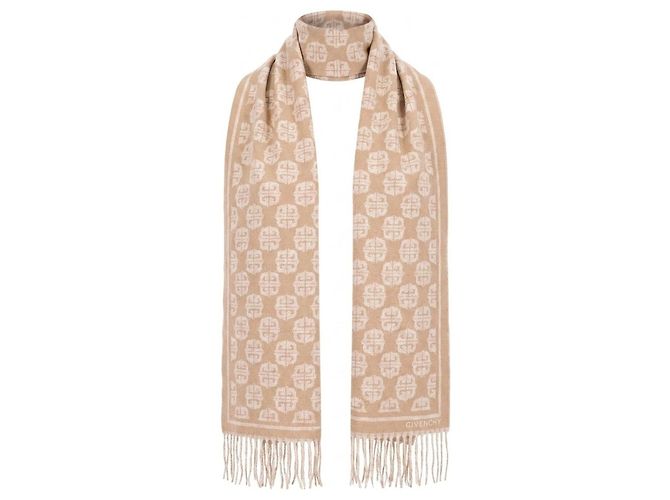 Bufanda Givenchy de lana beige - vista 2