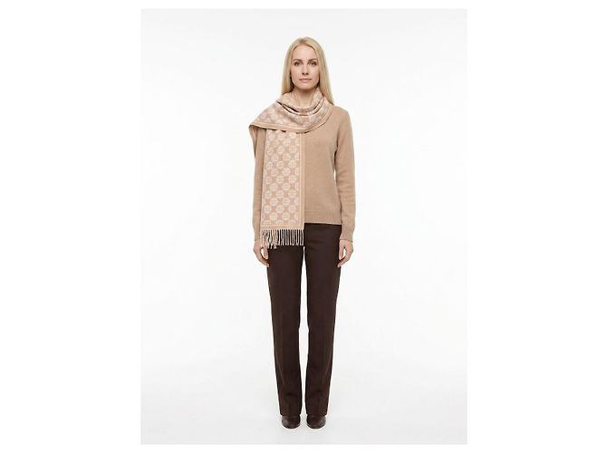 Bufanda Givenchy de lana beige - vista 3