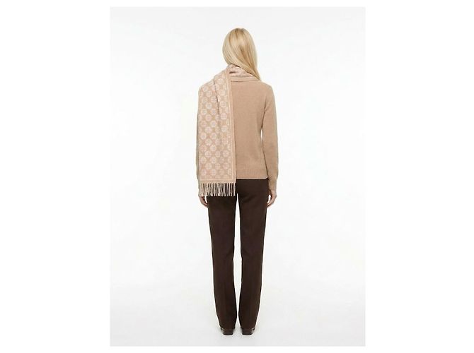 Bufanda Givenchy de lana beige - vista 4