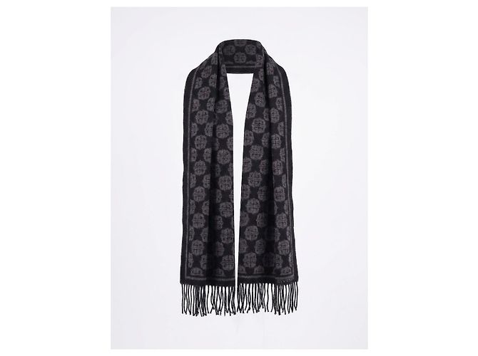 Sciarpa Givenchy in lana nera - vista 2