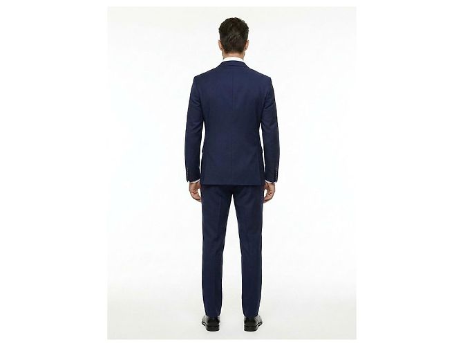 Gravata Givenchy em seda azul - vista 4