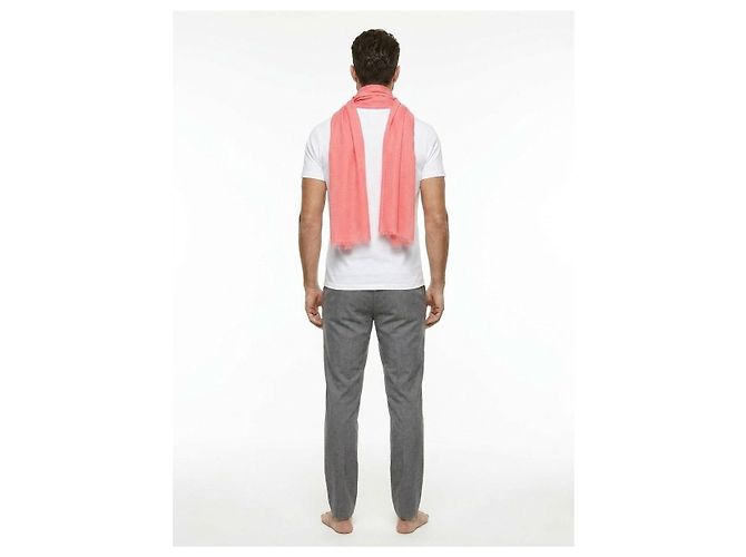 Givenchy Sciarpa in cashmere arancione - vista 4