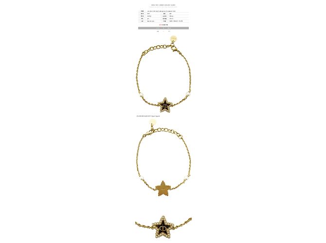 Dior Bracciale Petite CD Lucky Baroque Oro - vista 2