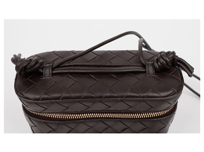 Bottega Veneta Borsa a spalla Mini Tote Vanity Intrecciato - vista 12