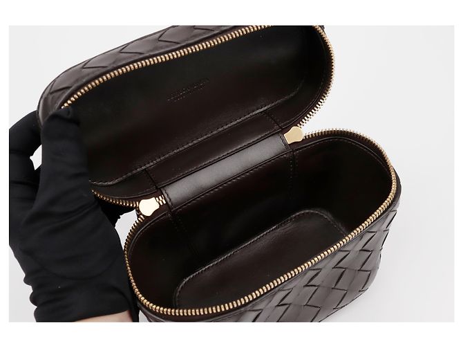 Bottega Veneta Borsa a spalla Mini Tote Vanity Intrecciato - vista 16