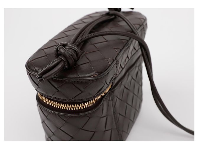 Bottega Veneta Borsa a spalla Mini Tote Vanity Intrecciato - vista 4