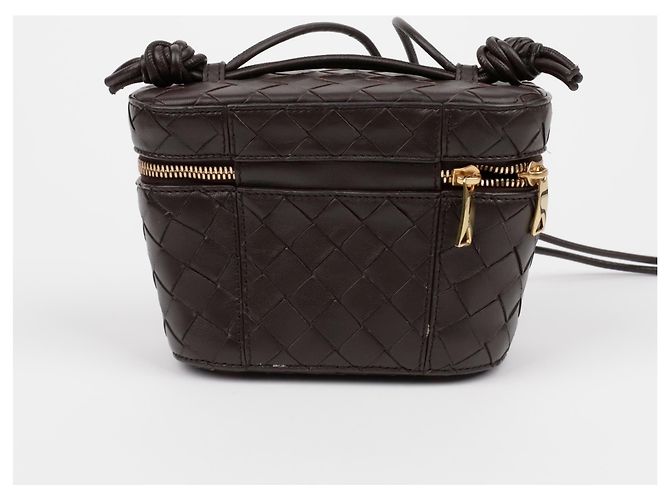 Bottega Veneta Borsa a spalla Mini Tote Vanity Intrecciato - vista 5
