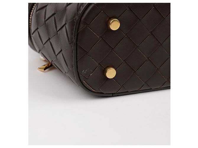 Bottega Veneta Borsa a spalla Mini Tote Vanity Intrecciato - vista 9