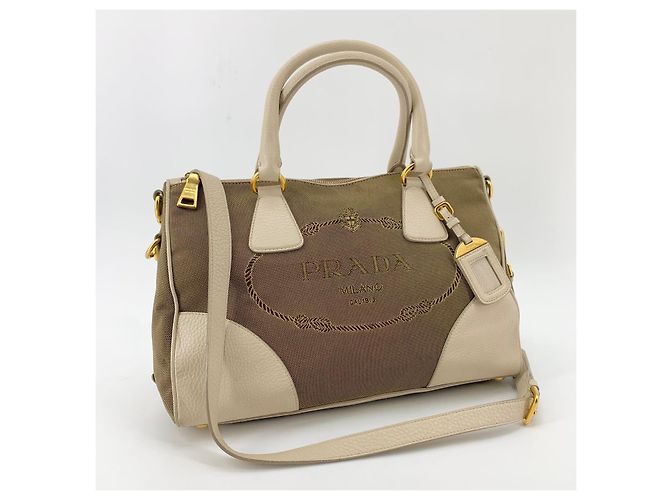 Prada Borsa a tracolla e borsa a spalla Logo Jacquard - vista 3