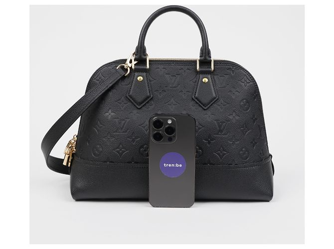 Louis Vuitton Neo Alma PM Monogram Empreinte Leather Top Handle Bag Black - Ansicht 12
