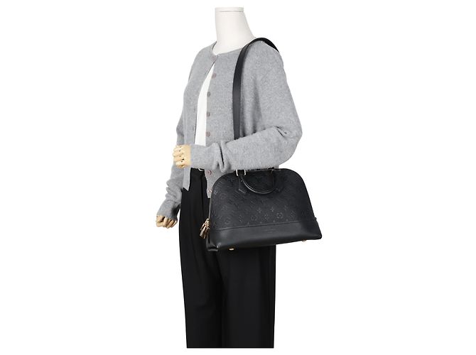 Louis Vuitton Neo Alma PM Monogram Empreinte Leather Top Handle Bag Black - Ansicht 14