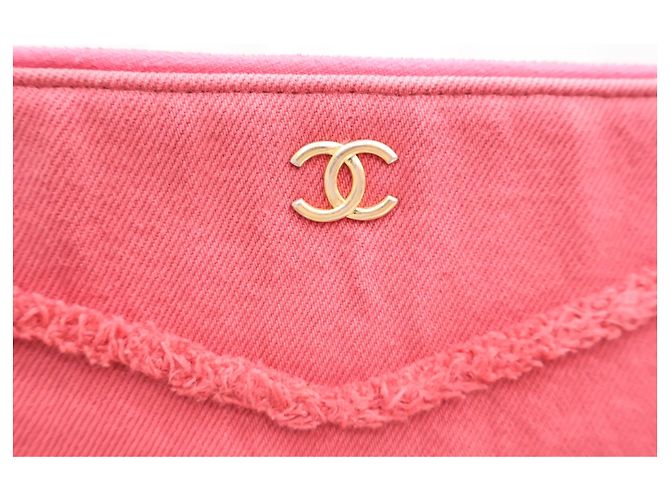 Chanel Clutch Coco Denim Gold Metal - vista 7
