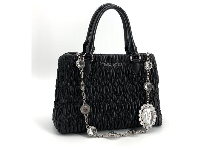 Miu Miu Borsa Tote Crystal Cloche - vista 2