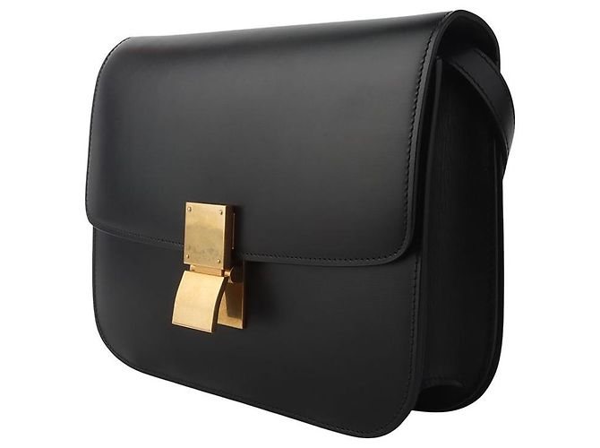 Céline Celine Borsa Classic Box Medium in pelle di vitello - vista 2