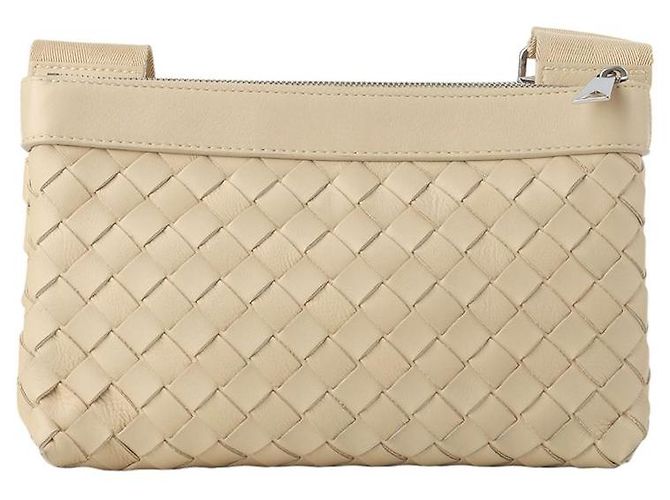 Bottega Veneta Borsa Intrecciato Travertine Duo - vista 3