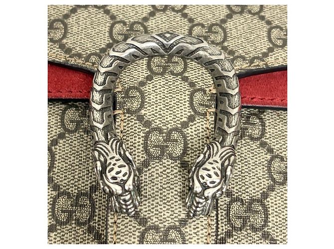 Gucci Borsa a tracolla Dionysus GG Supreme con catena - vista 10