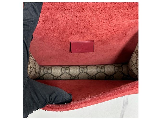 Gucci Borsa a tracolla Dionysus GG Supreme con catena - vista 12