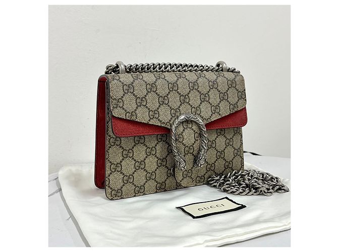Gucci Borsa a tracolla Dionysus GG Supreme con catena - vista 3