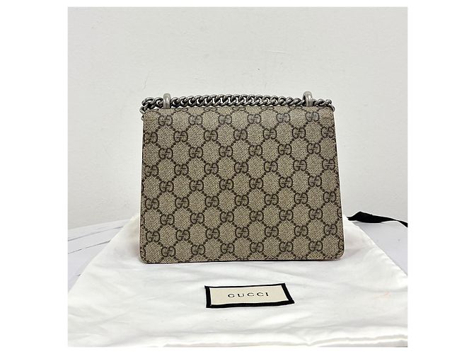 Gucci Borsa a tracolla Dionysus GG Supreme con catena - vista 4
