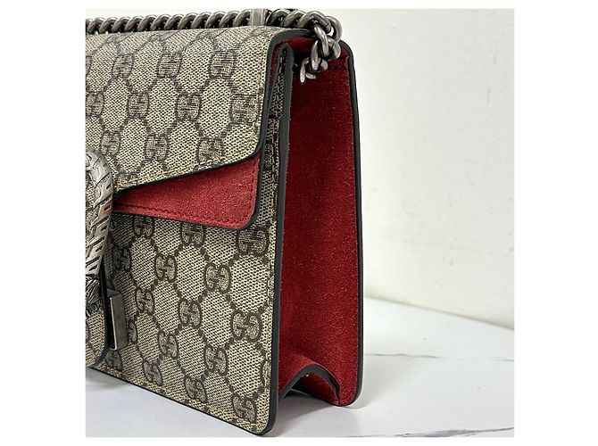 Gucci Borsa a tracolla Dionysus GG Supreme con catena - vista 8