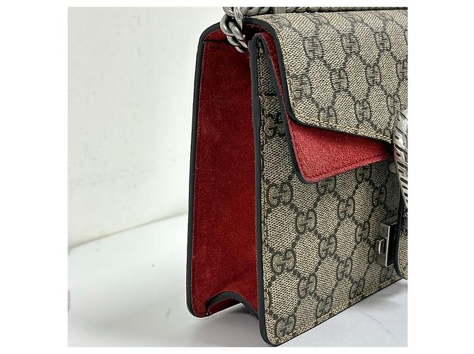 Gucci Borsa a tracolla Dionysus GG Supreme con catena - vista 9