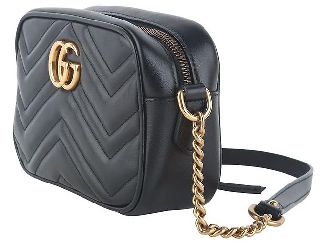 Gucci Borsa a tracolla mini GG Marmont matelassé - vista 2
