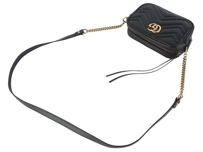 Gucci Borsa a tracolla mini GG Marmont matelassé - vista 4