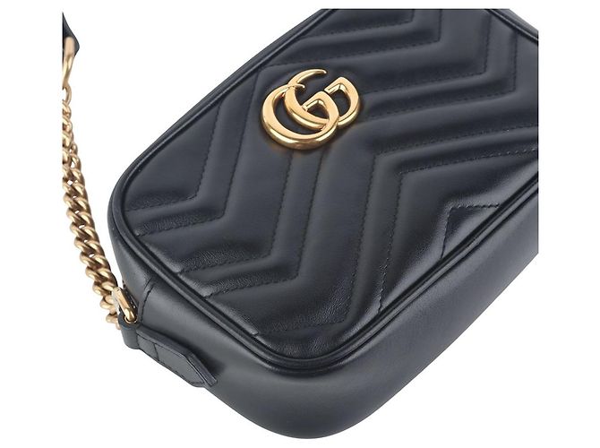 Gucci Borsa a tracolla mini GG Marmont matelassé - vista 5
