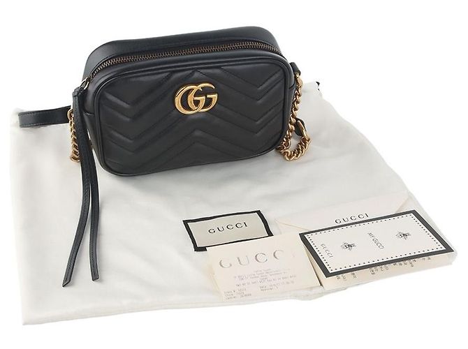 Gucci Borsa a tracolla mini GG Marmont matelassé - vista 8