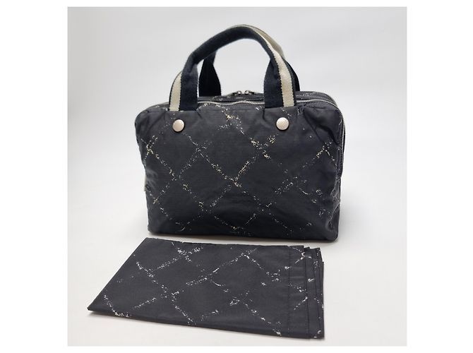 Chanel Vecchia Borsa Tote da Viaggio (Articolo Raro, Include Pochette) - vista 10
