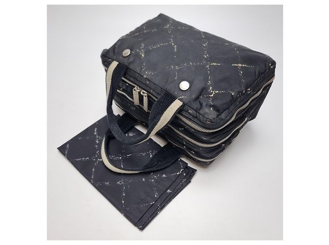 Chanel Vecchia Borsa Tote da Viaggio (Articolo Raro, Include Pochette) - vista 12