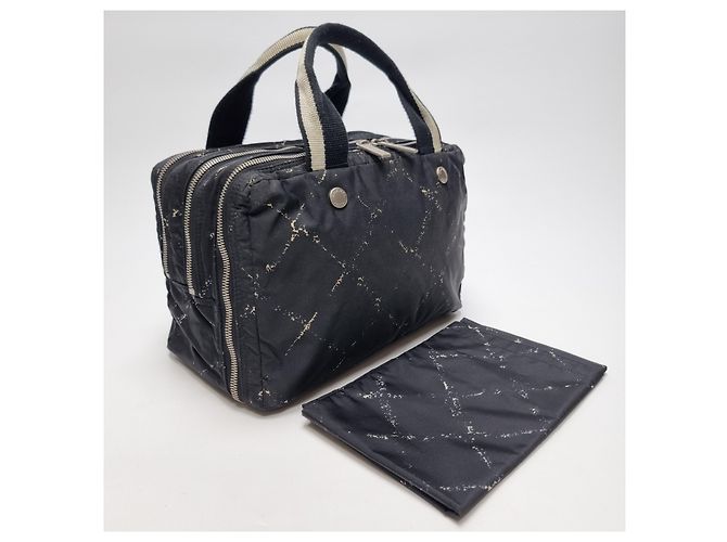 Chanel Vecchia Borsa Tote da Viaggio (Articolo Raro, Include Pochette) - vista 5