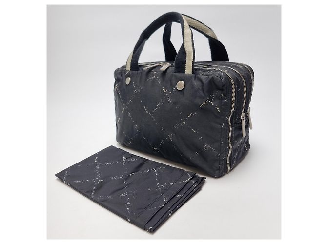 Chanel Vecchia Borsa Tote da Viaggio (Articolo Raro, Include Pochette) - vista 6