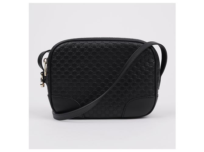 Gucci Borsa Disco Microshima GG in pelle Nera - vista 2