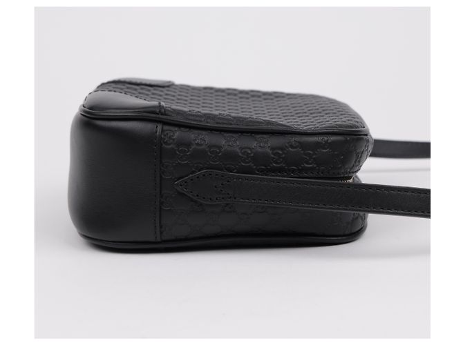 Gucci Borsa Disco Microshima GG in pelle Nera - vista 8