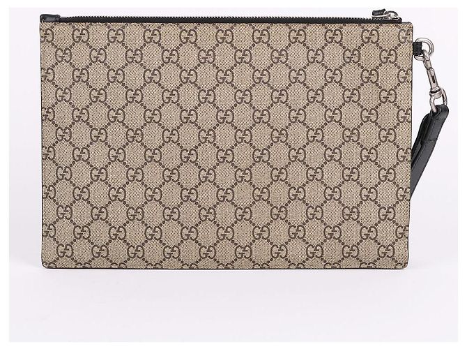 Gucci Clutch con tracolla stampa pitone - vista 6