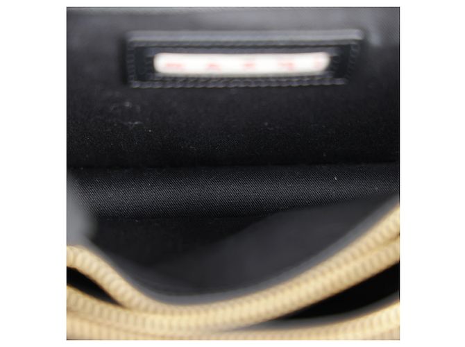 Marni Borsa a tracolla in pelle Saffiano nera da donna - vista 20