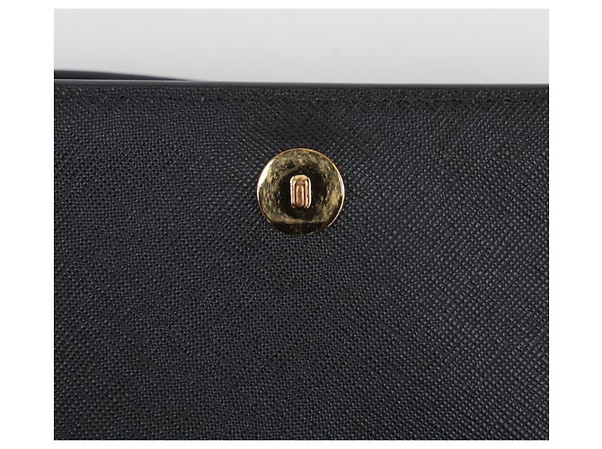 Marni Borsa a tracolla in pelle Saffiano nera da donna - vista 22