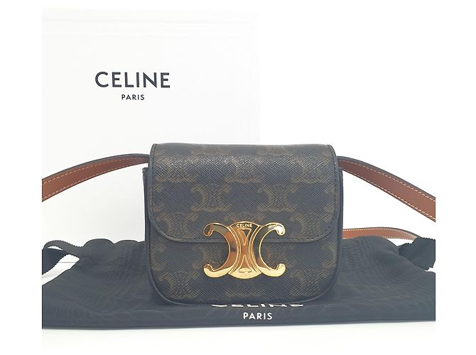 Céline Borsa a tracolla Triomphe Mini - vista 2