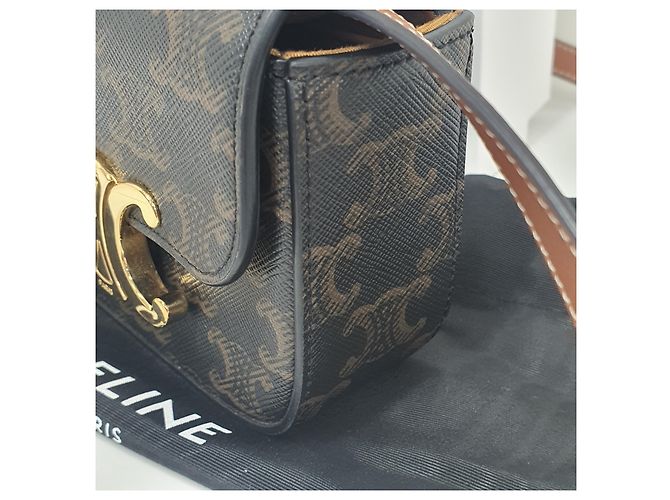 Céline Borsa a tracolla Triomphe Mini - vista 4