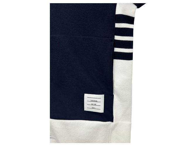 Thom Browne Color Block Kapuzenpullover mit Reißverschluss - Ansicht 10