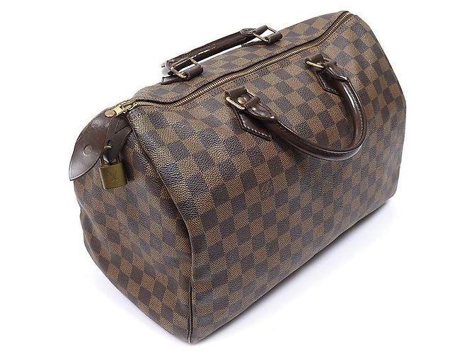 Louis Vuitton Borsa Tote Speedy in Canvas Damier Ebene - vista 2