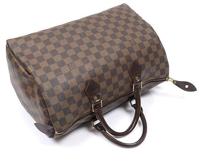 Louis Vuitton Borsa Tote Speedy in Canvas Damier Ebene - vista 3
