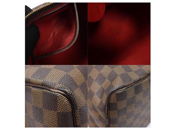 Louis Vuitton Borsa Tote Speedy in Canvas Damier Ebene - vista 6