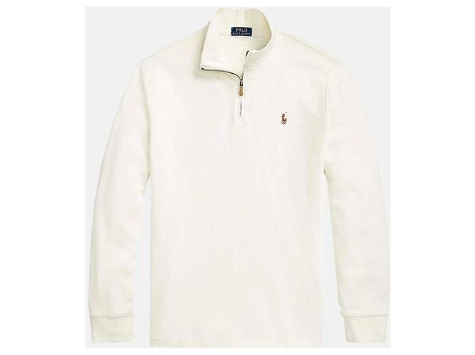 Ralph Lauren Strickpullover mit halbem Reißverschluss und Pony-Logo - Ansicht 4