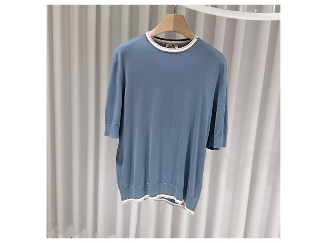 Hermès Baumwoll-T-Shirt mit Rundhalsausschnitt - Ansicht 2