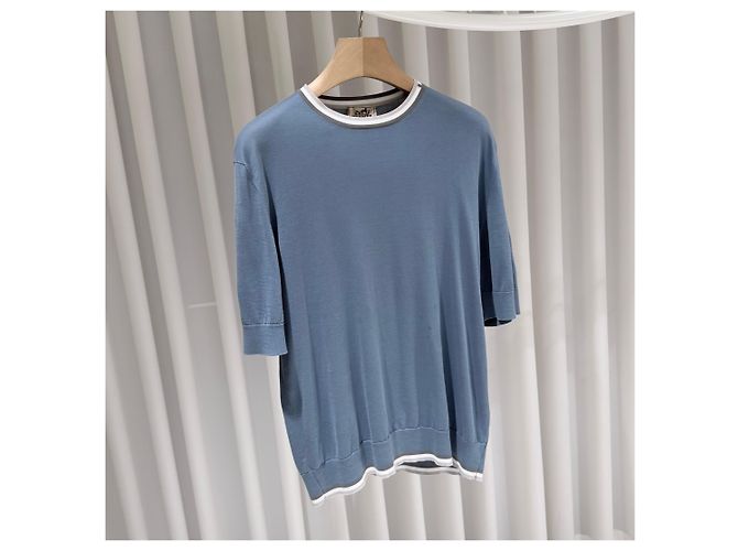 Hermès Baumwoll-T-Shirt mit Rundhalsausschnitt - Ansicht 3