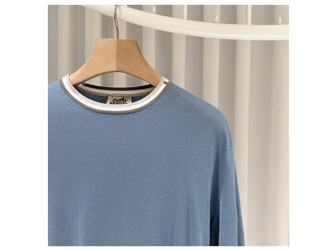 Hermès Baumwoll-T-Shirt mit Rundhalsausschnitt - Ansicht 4