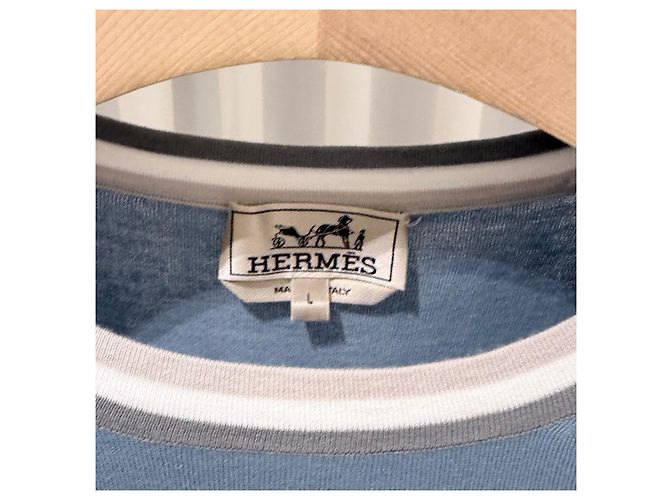 Hermès Baumwoll-T-Shirt mit Rundhalsausschnitt - Ansicht 5