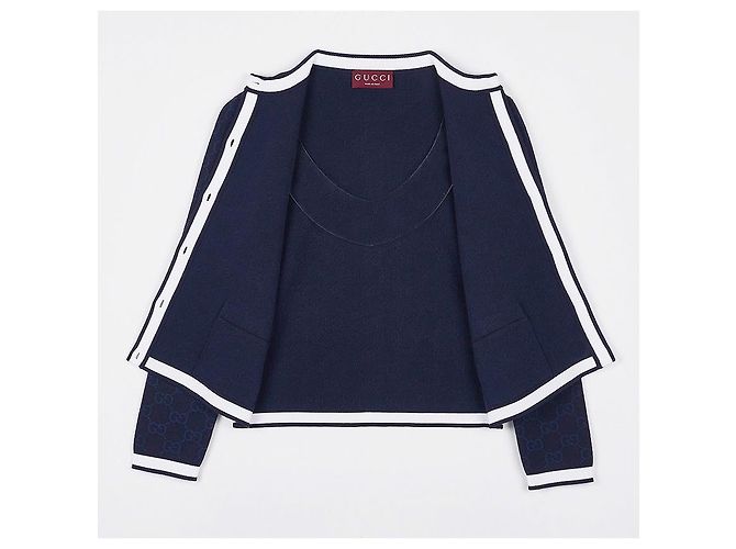 Gucci GG Jacquard-Cardigan für Damen - Ansicht 6
